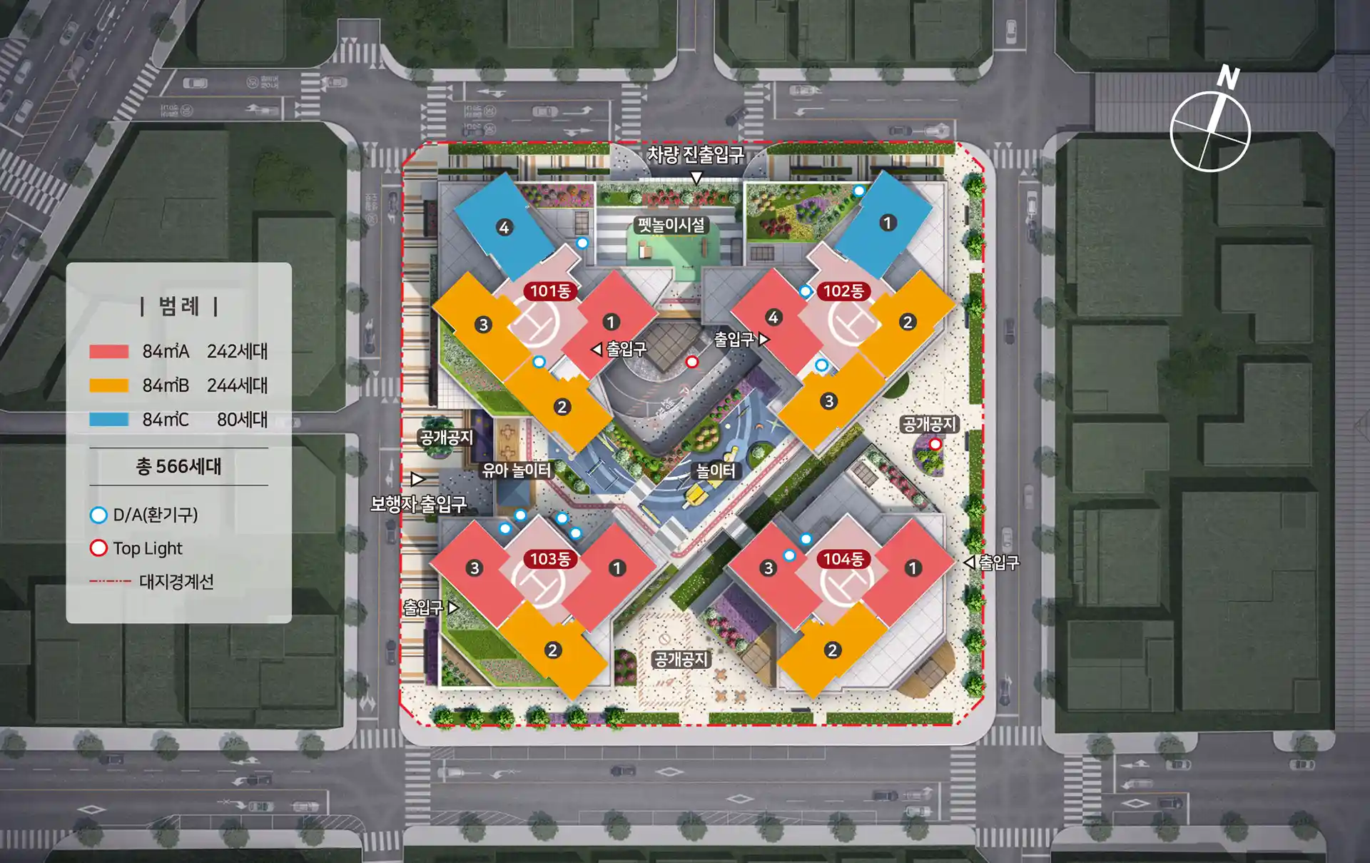 단지배치도